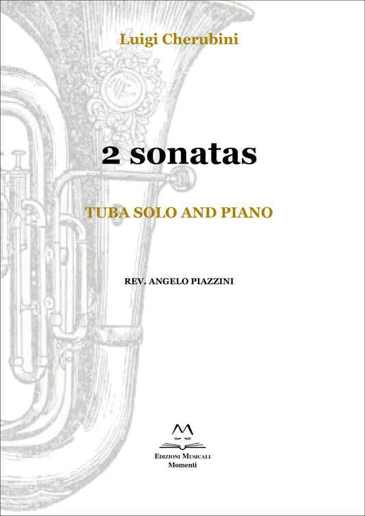 2 sonatas. Tuba solo and piano rev. Angelo Piazzini
