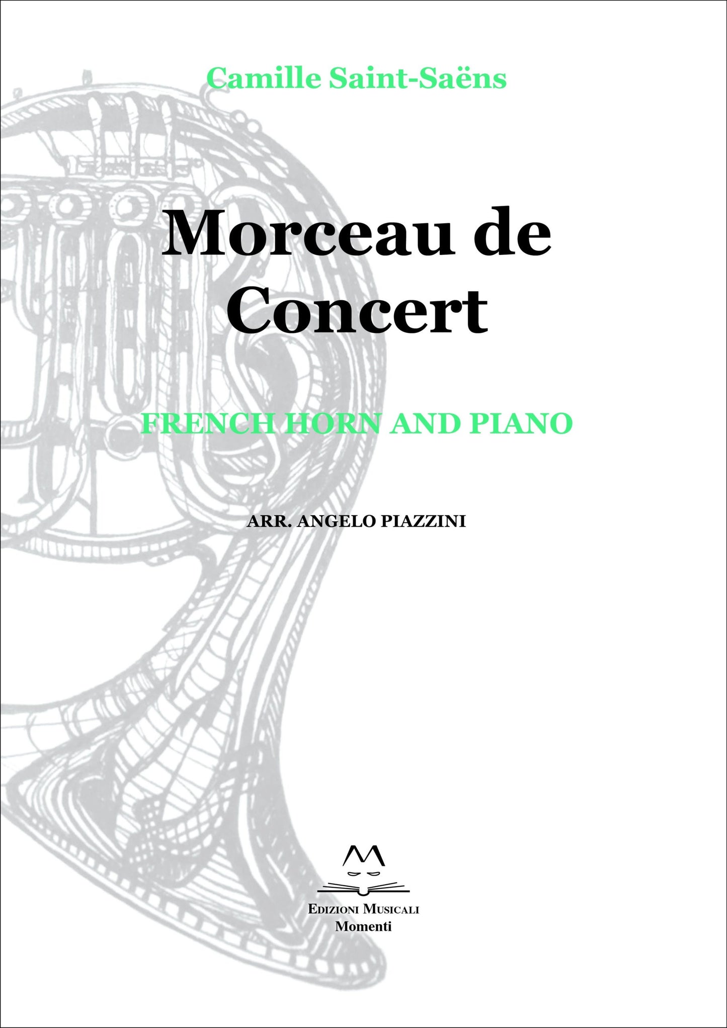Morceau de Concert - French horn and Piano arr. Angelo Piazzini