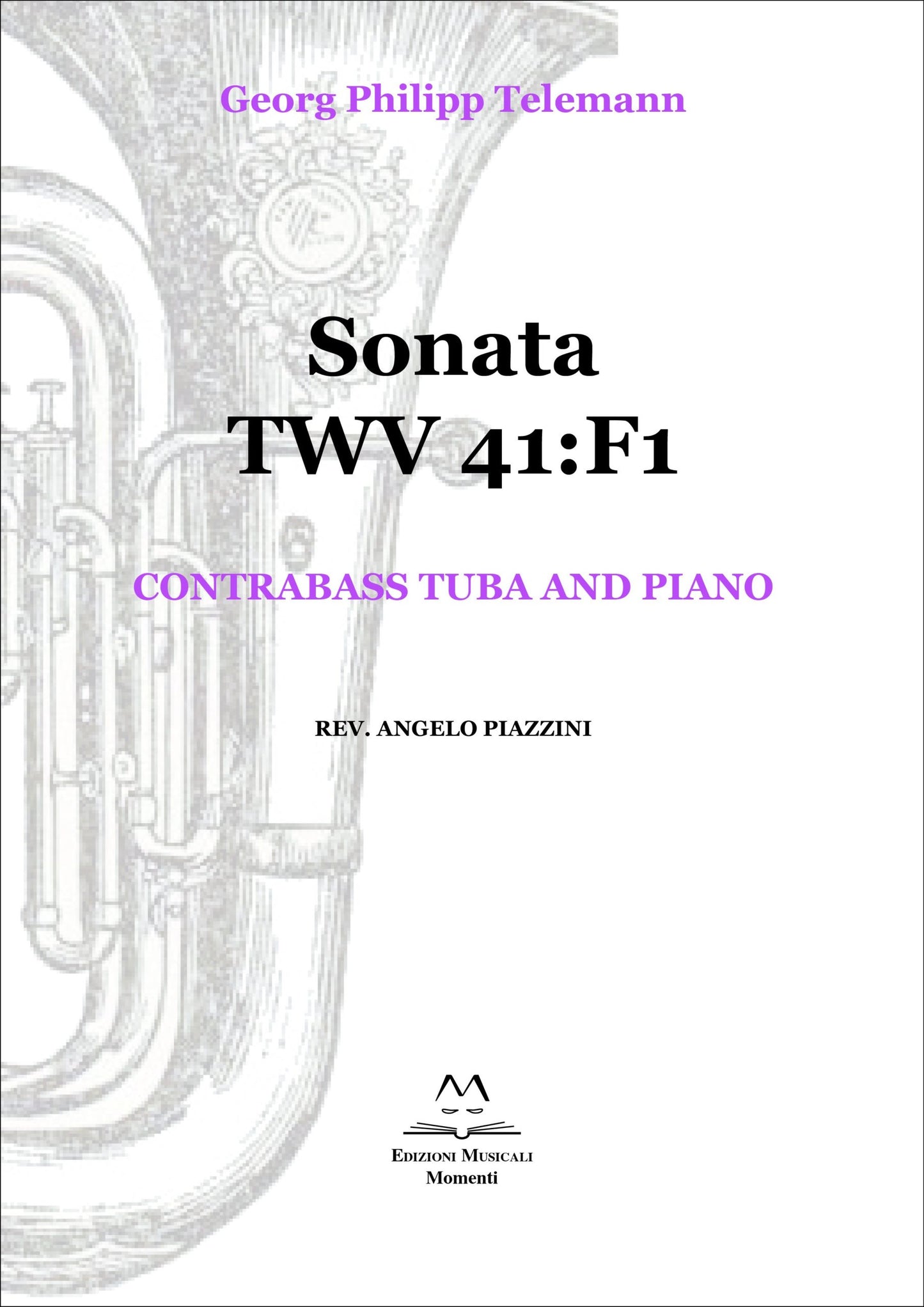 Sonata TWV 41:F1 - Contrabass tuba and piano rev. Angelo Piazzini