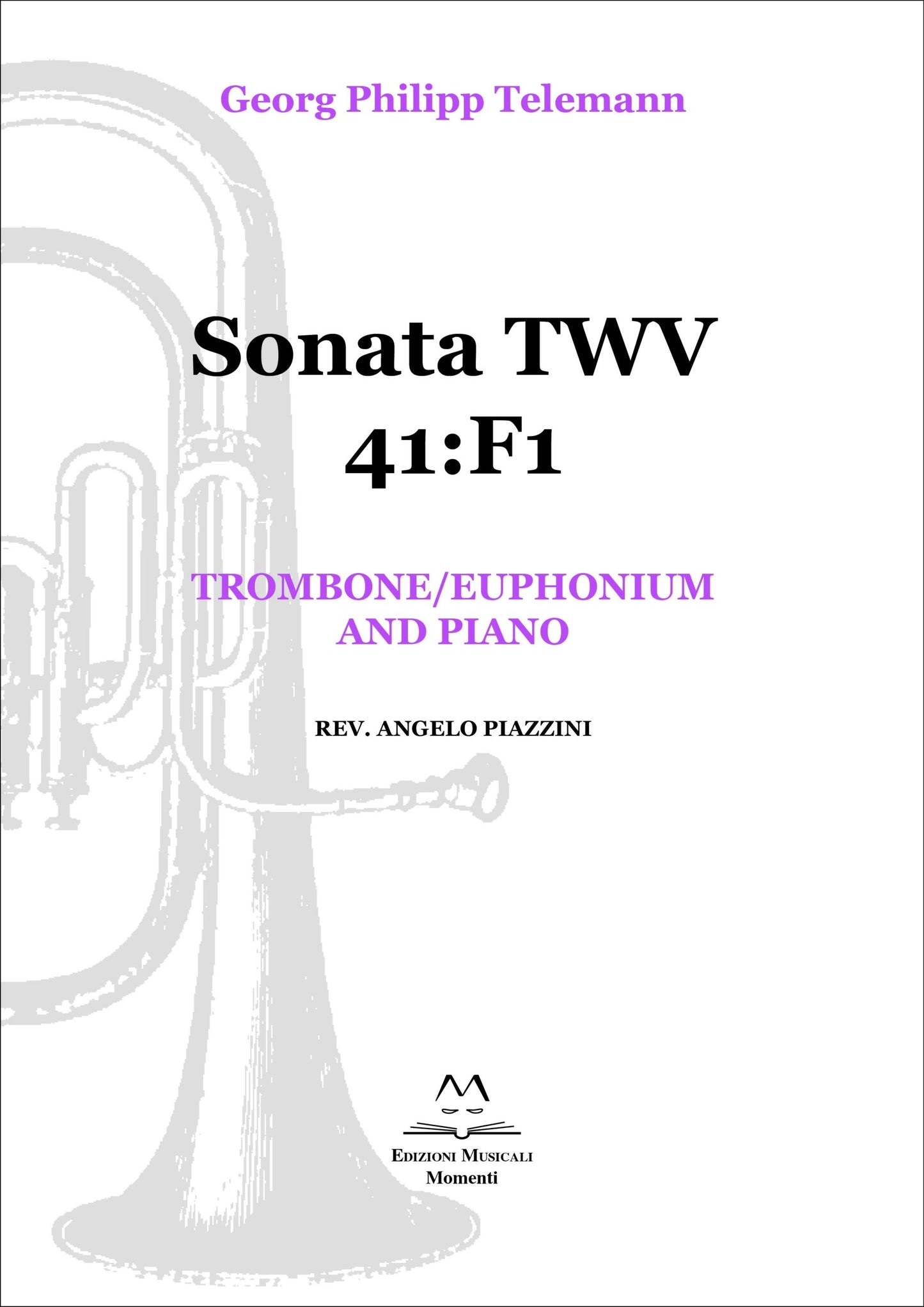 Sonata TWV 41:F1 - Trombone/euphonium and piano rev. Angelo Piazzini