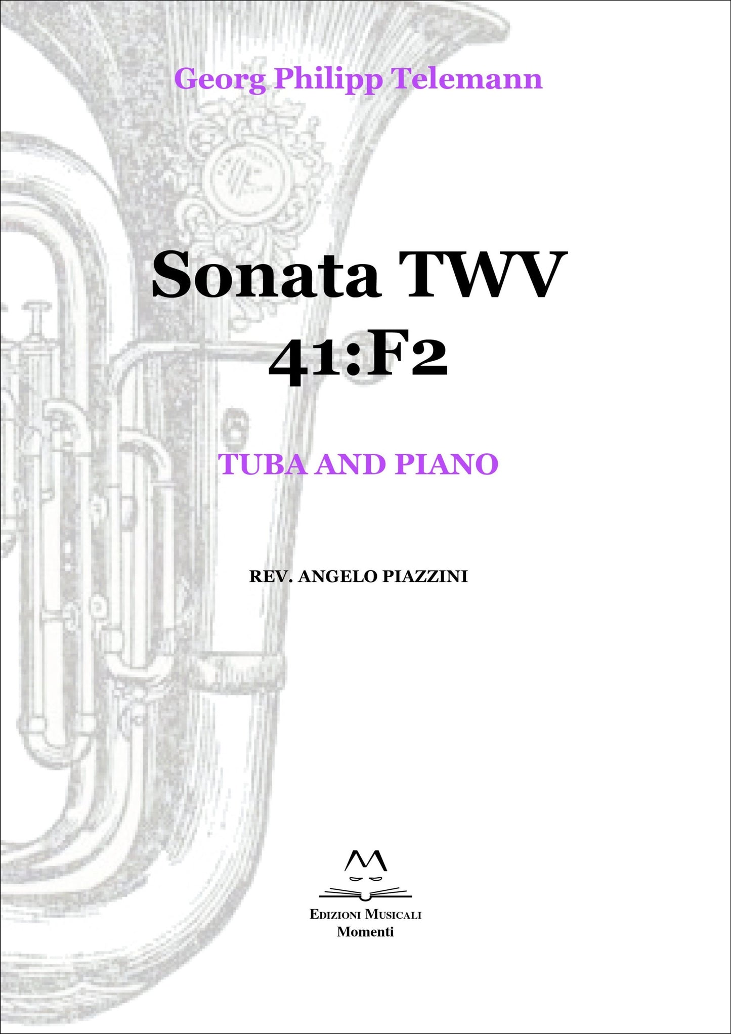 Sonata TWV 41:F2 - Tuba and piano rev. Angelo Piazzini